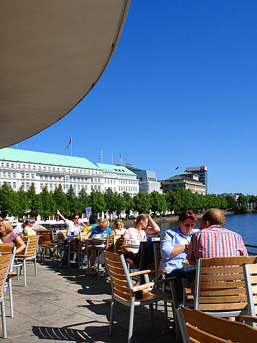 Brunchterrasse auf dem Alster Pavillon Fotos