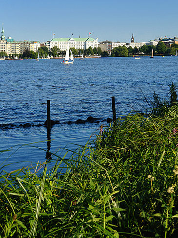 Foto Blick nach Osten von der Außenalster - Hamburg