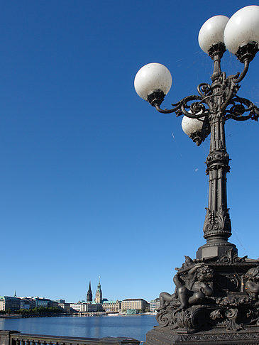 Fotos Laterne und Binnenalster | Hamburg