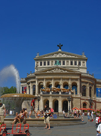 Alte Oper mit Opernplatz Foto 