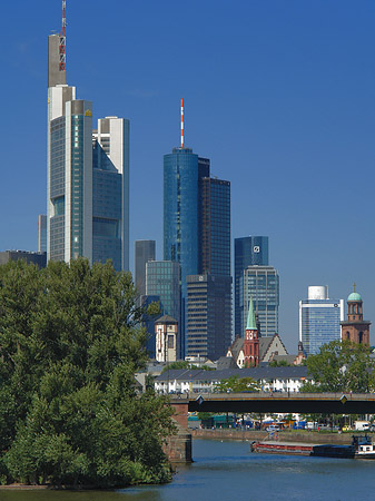 Skyline von Frankfurt Foto 