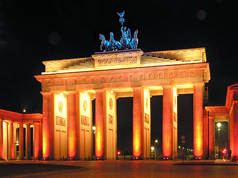 Foto Brandenburger Tor bei Nacht - Berlin