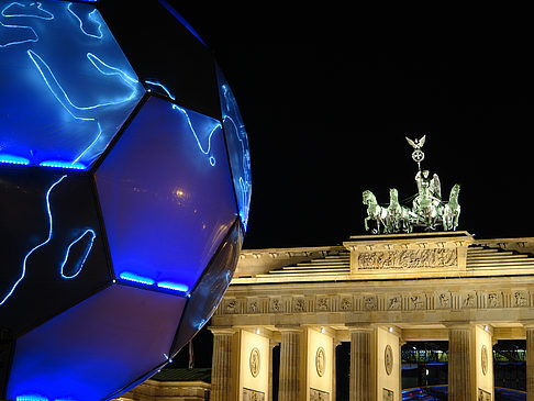 Foto Brandenburger Tor bei Nacht - Berlin