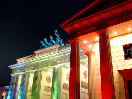 Foto Brandenburger Tor bei Nacht