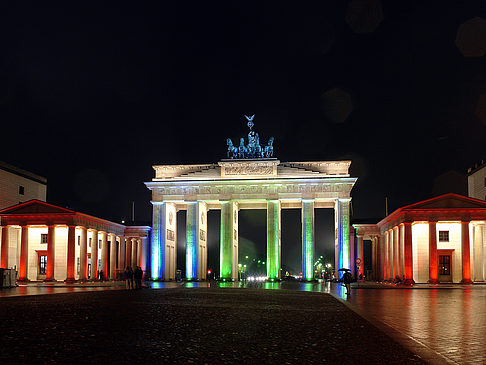 Brandenburger Tor bei Nacht Foto 