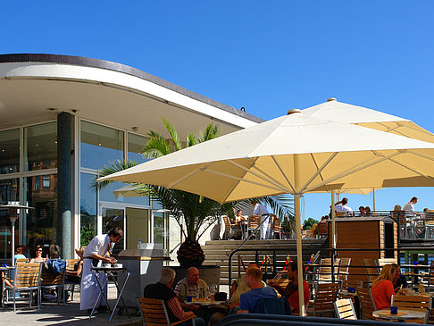 Brunchterrasse auf dem Alster Pavillon