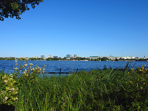 Foto Blick nach Osten von der Außenalster