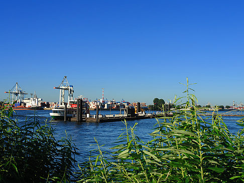 Blick auf den Hafen Fotos