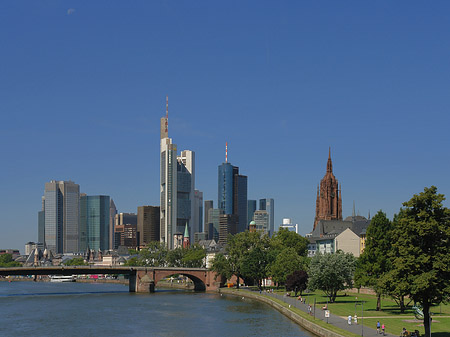 Foto Skyline von Frankfurt