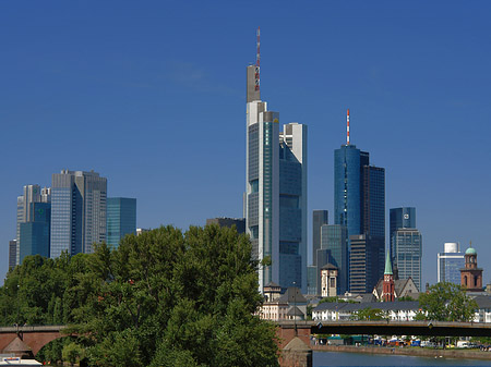 Skyline von Frankfurt Fotos