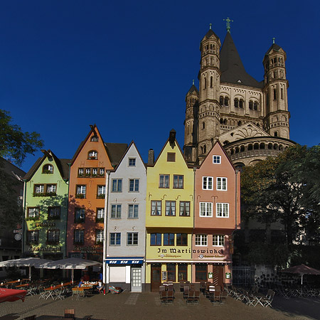 Foto Fischmarkt vor Groß St.Martin - Köln