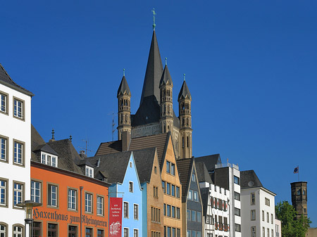 Groß St Martin hinter Fischmarkt Fotos