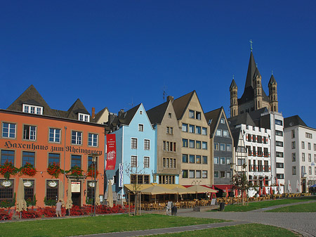 Groß St Martin hinter Fischmarkt