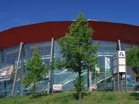 Kölnarena auf einer Wiese