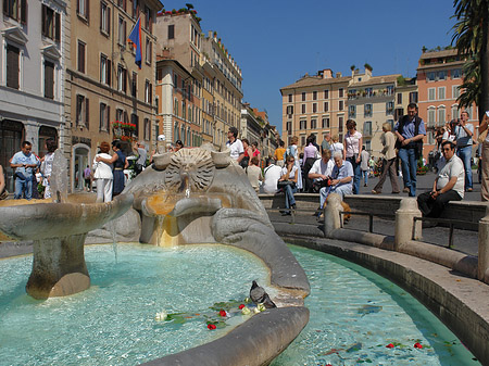 Foto Barcaccia Brunnen - Rom